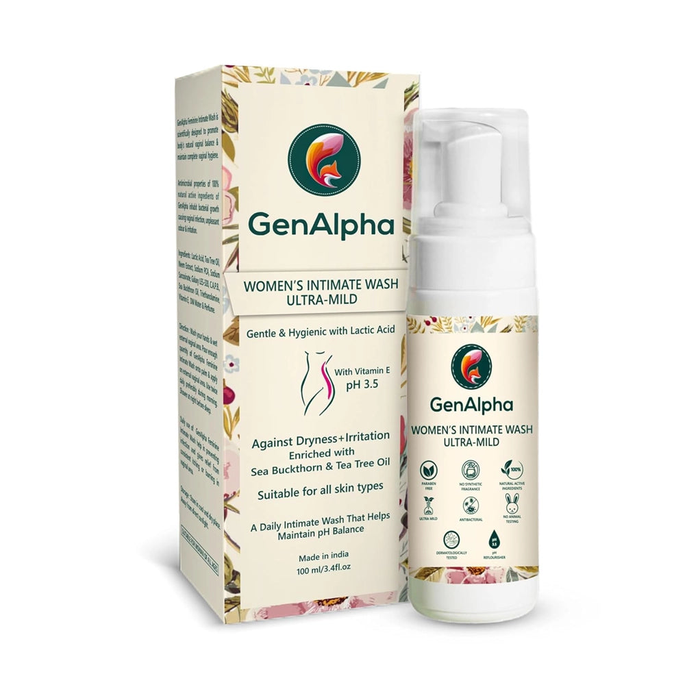 GenAlpha Intimate Foam Wash for Women